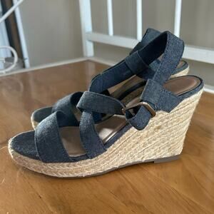 Women's Gap Denim Wedges- size 6.5